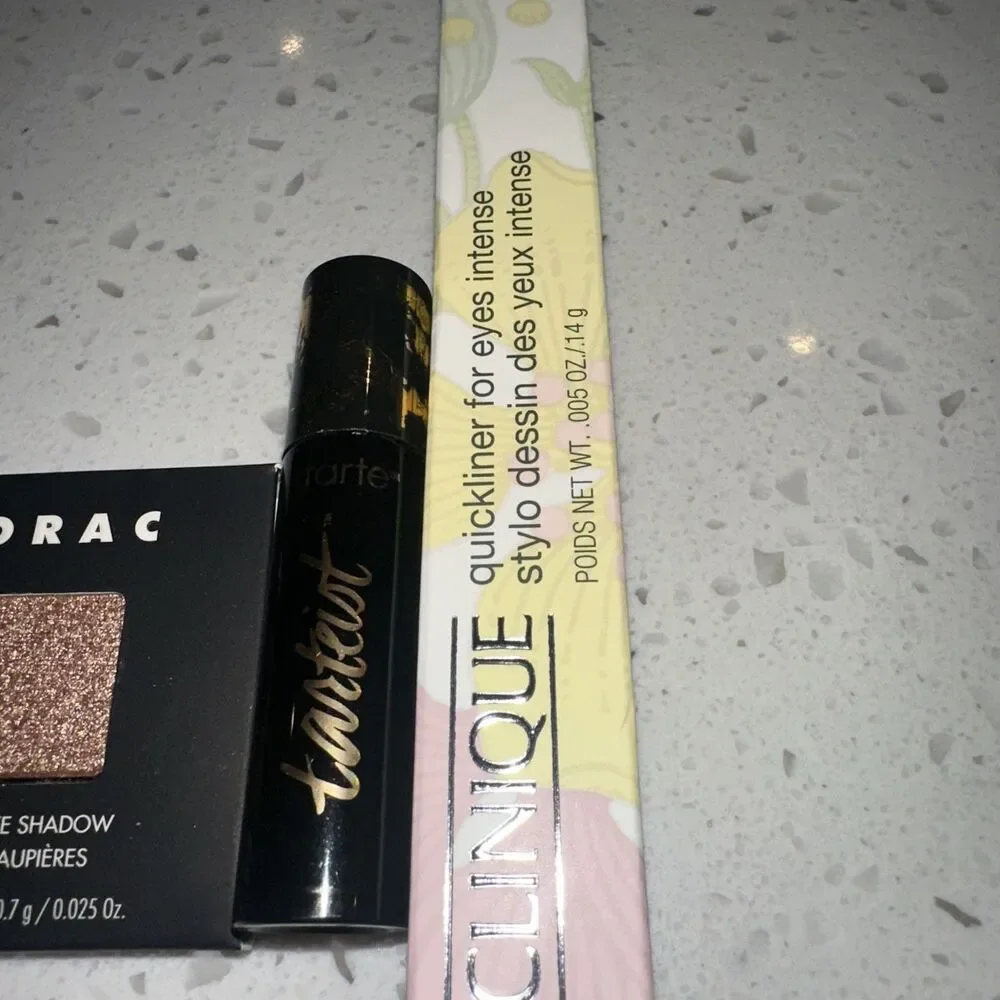 Eye Makeup Lot- Fenty, Tarte Mascaras, Lorac Eyeshadow & Clinique Eyeliner